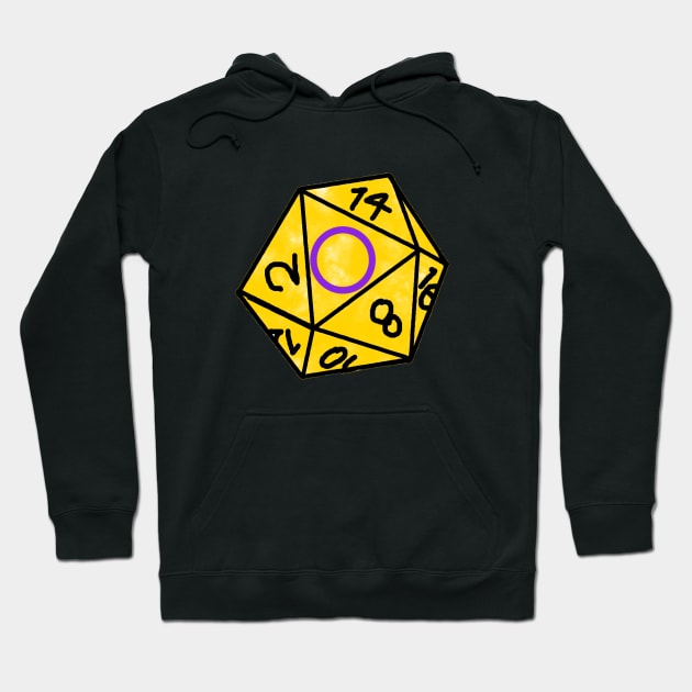 Pride Dice - Intersex Hoodie by Adriane Tempest